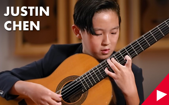 Justin Chen - Young Classical Guitar Talent Records at GSI