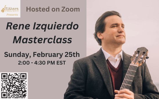 Kithara Project Presents A Masterclass With Rene Izquierdo