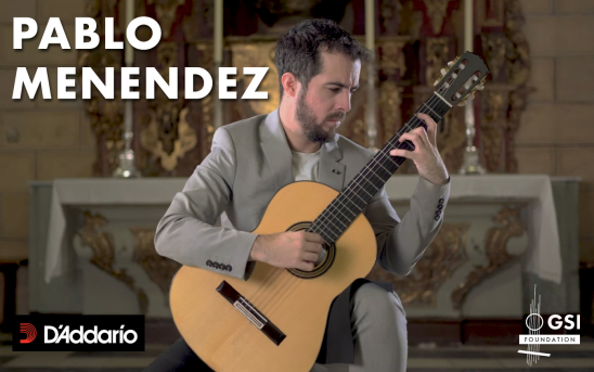 D'Addario Artist, Pablo Menéndez, Records Videos On-Location in Seville, Spain