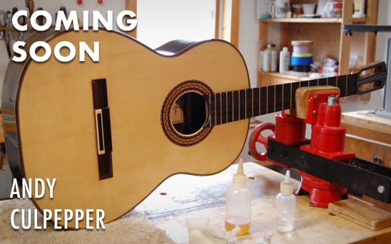 A New Guitar From Andy Culpepper Is Coming Soon to GSI. See the Sneak Peek Photos!