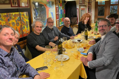 Dinner with Nicolo Alessi to celebrate the 20 years of his tuning machines