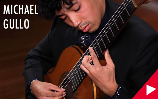 Michael Gullo records music by Andrew York, Agustin Barrios Mangore, Stanley Myers, and Jonathan Roth