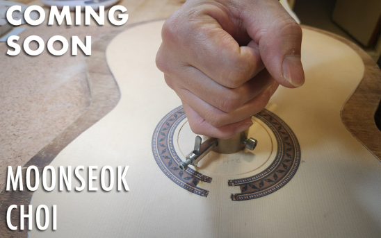 Korean guitar maker, Moonseok Choi, shares the photos of his new guitar!