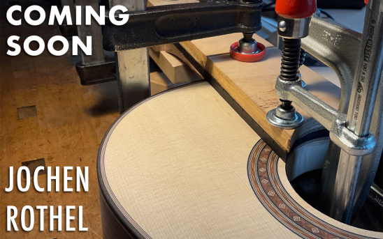 Renowned German Luthier, Jochen Rothel, Reveals Sneak Peek Photos of His Latest Guitar Made For GSI