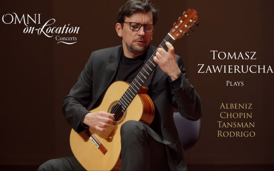 Tomasz Zawierucha performs Albeniz, Chopin, Tansman and Rodrigo for the Omni On-Location Video Series.