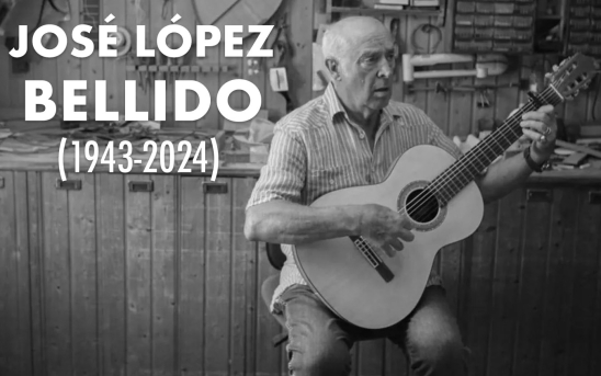 Luthier José López Bellido has passed away at the age of 81.