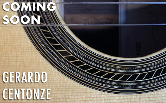 Italian luthier, Gerardo Centonze, Builds His Second Guitar for GSI