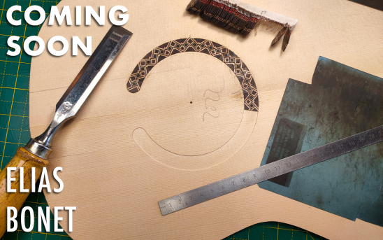 Luthier Elias Bonet Shares Sneak Peek Photos of His Next Guitar!