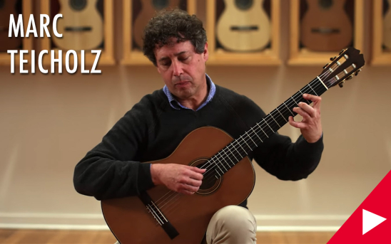 Classical Guitarist Marc Teicholz Records Solo and Duo Videos