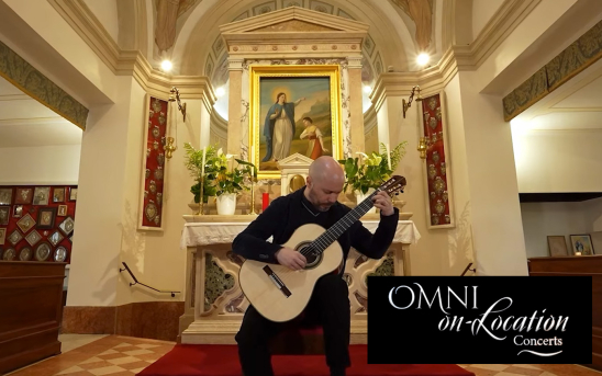 Alberto Mesirca Featured in the New Omni On-Location Video.