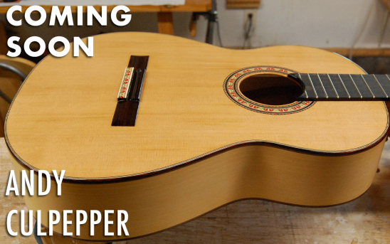 곧 출시: Andy Culpepper Cedar & Cypress 플라멩코 기타