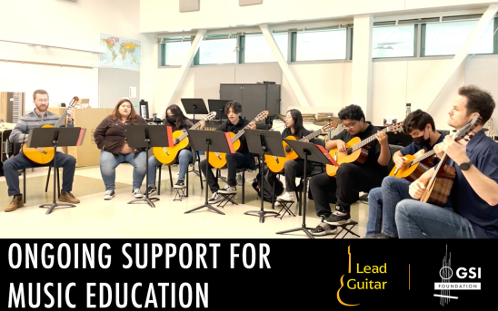 The GSI Foundation’s Ongoing Support For Lead Guitar Programs The GSI Foundation’s Ongoing Support For Lead Guitar Programs