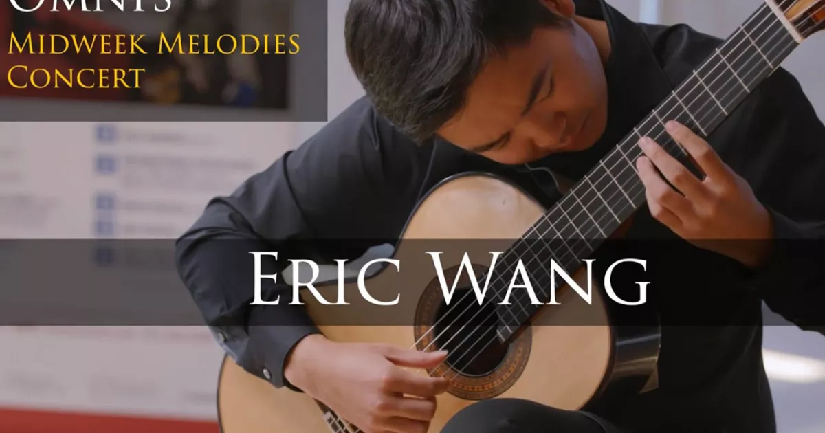 Eric Wang Records a Concert for the Omni Foundation