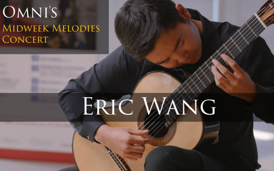 Eric Wang graba un concierto para la Fundación Omni