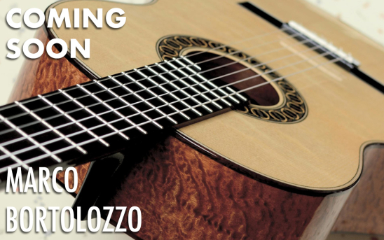 La nueva guitarra de Marco Bortolozzo construida para GSI