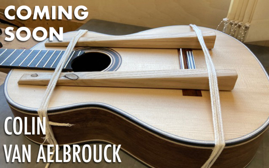 Próximamente: una nueva guitarra de Colin van Aelbrouck