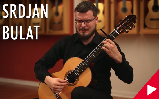 ¡Srdjan Bulat graba obras de Fumić, Dowland, Regondi, Albéniz y más!