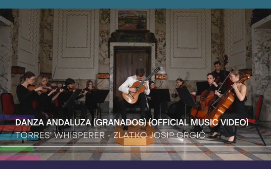 Zlatko Josip Grgić performs Danza Andaluza with orchestra on a 1890 Torres