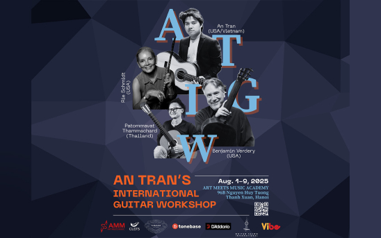 Taller Internacional de Guitarra de An Tran en Hanói – Patrocinado por GSI