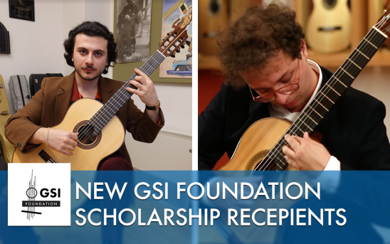 Pietro Ruscigno and Eduard Hrushyan Receive the 2025-2026 GSI Foundation Classical Guitar Scholarship! Pietro Ruscigno and Eduard Hrushyan Receive the 2025-2026 GSI Foundation Classical Guitar Scholarship!