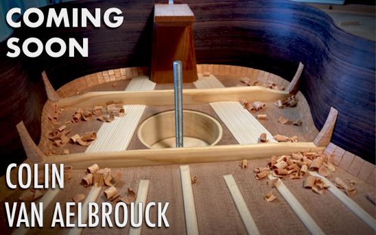 ¡Colin van Aelbrouck construye una nueva guitarra flamenca para GSI!
