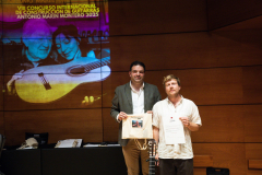 Director Vicente Coves with Henrik Ballowitz (3rd prize - classical)