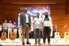 Vicente Coves, José González López and Manuel Arango (1st prize - classical, 2nd prize - flamenco)