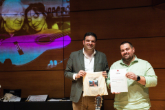 Director Vicente Coves with Antonio Zwirn (2nd prize - classical)