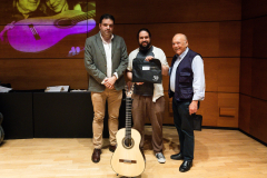 Vicente Coves, Manuel Arango (1st prize - classical, 2nd prize - flamenco) and Juan Grecos (of RC Strings)