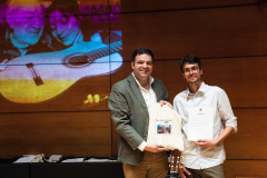 Vicente Coves with Juan Fregenal (1st prize - flamenco)