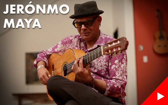 El virtuoso del flamenco Jerónimo Maya graba cinco piezas originales en GSI