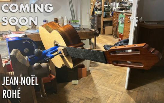 Adelanto: La próxima guitarra de Jean-Noël Rohé para GSI