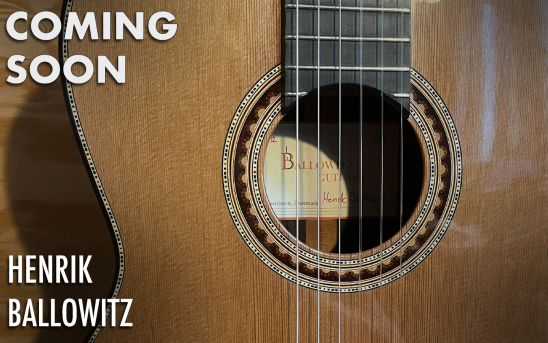 Una nueva guitarra del luthier danés Henrik Ballowitz