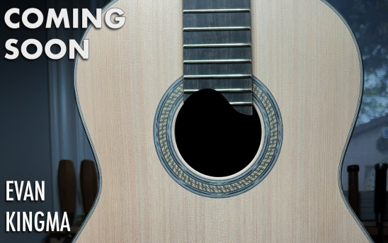 Próximamente: Guitarra Evan Kingma con fondo y aros de bambú