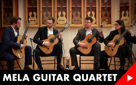 Mela Guitar Quartet records at GSI!