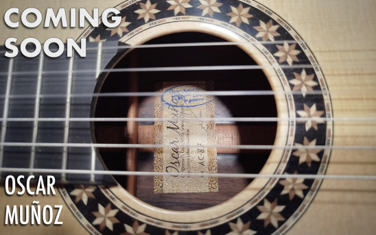 Oscar Muñoz Shares Photos of His New Guitar