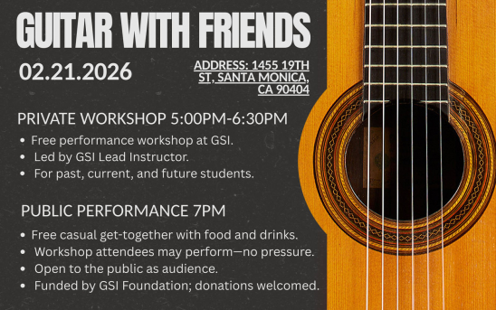 Guitar with Friends – February 21, 2026