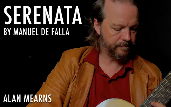 New Video: Alan Mearns Performs Manuel de Falla’s "Serenata" + New Album Lorca Arriving This Week!