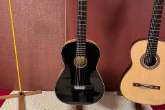 Marco Bortolozzo's new guitar with a vinyl record and mixed it in the French polish 
