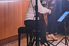 Irina Kulikova playing a concert