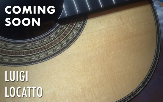 Luigi Locatto shares sneak peek photos of his new guitar!