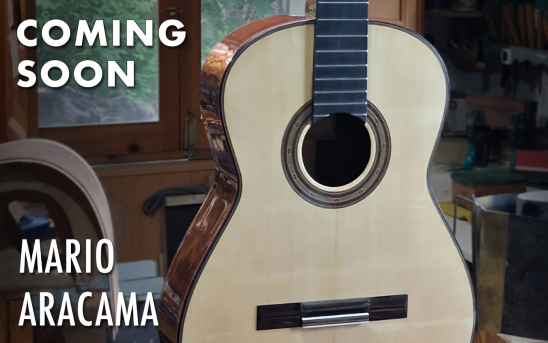 Mario Aracama shares photos of his newest guitar