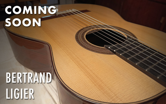 Coming Soon: A New Bertrand Ligier Classical Guitar in Spruce & African Rosewood