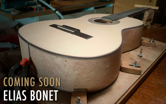 Elias Bonet's New Classical Guitar: Spruce & Birdseye Maple