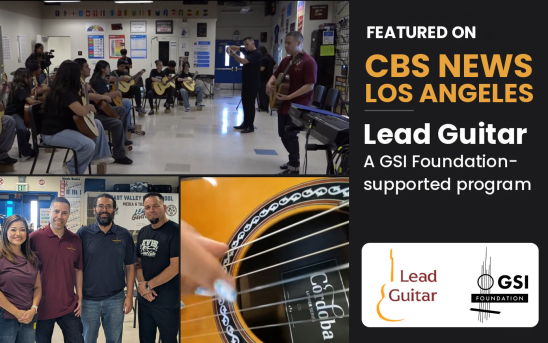 Lead Guitar, a GSI Foundation-Supported Program, Featured on CBS News Los Angeles