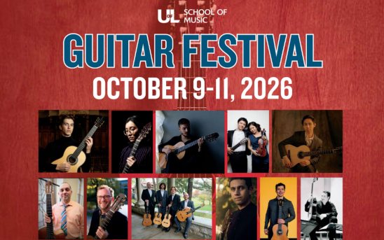 Das Gitarrenfestival und der Wettbewerb der Universität Louisville finden vom 9. bis 11. Oktober 2026 wieder statt.