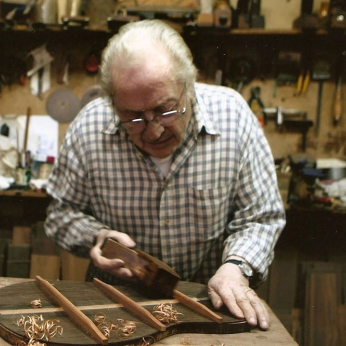 Antonio Marin Montero in his workshop