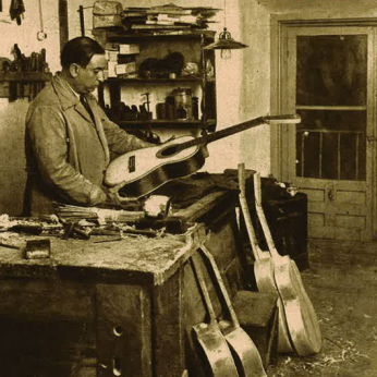 Jose Ramirez II in his workshop