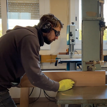 Youri Soroka in his workshop