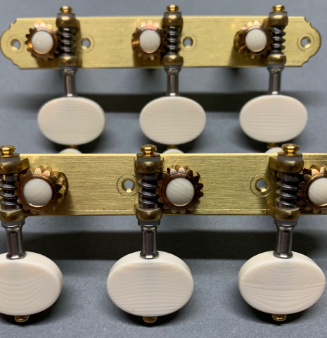 Alessi Tuning Machines - SM1 Brass Plates / Ivoroid Buttons